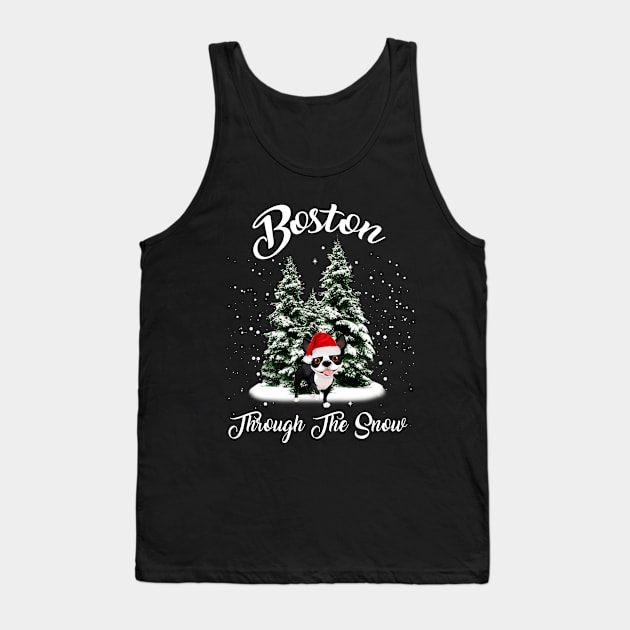 Boston Through The Snow Funny Gift Christmas Tank Top by Dianeursusla Clothes